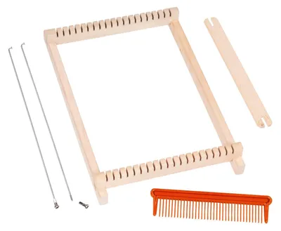 Image de Goki Houten Weefraam met Kam - 17cm