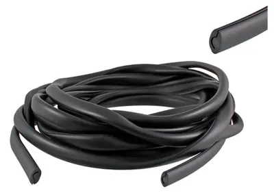 Produktbild von RMS Kantenschutzgummi Für Beinschild schwarz (Rolle