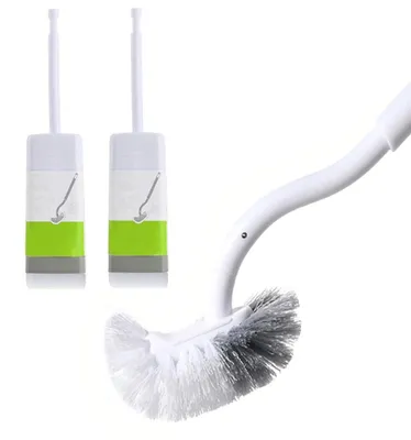 Zdjęcie produktu dla Szczotka toaletowa Slim z uchwytem - 2 sztuki do dokładnego czyszczenia
