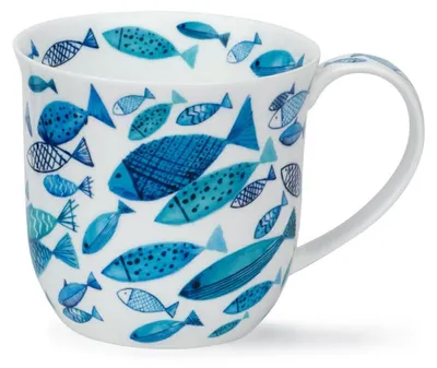 Fine Bone China Becher 0,45 L – Cumbrae Go Fish