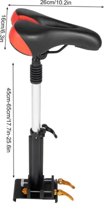 Obrázek produktu pro Univerzální elektrický skútr Sedadlo polštář skládací židle Seat 40-60cm Sedlo Set Scooter Electric Scooter