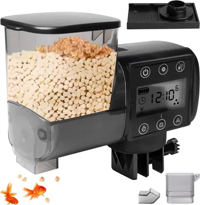 Produktbild von 250-ml-Fischfutterspender, Batterien enthalten, für Goldfische und Schildkröten