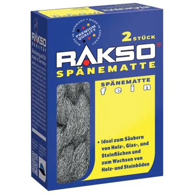 Produktbild von keine Eigenmarke Spänematten fein 2er-Pack (Schleifwolle Edelstahlwolle RAKSO)