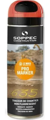 Produktbild von SOPPEC Markierfarbe ProMarker, rot, 500 ml