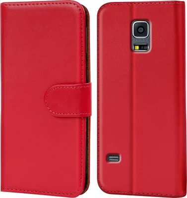 Produktbild von Book Case für Samsung Galaxy S5 Mini Hülle Tasche Flip Cover Handy Schutz Hülle