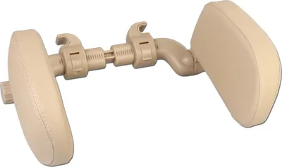 Produktbild von EasyTravel ergonomisches Auto Reise Kopfkissen - Kunstleder beige
