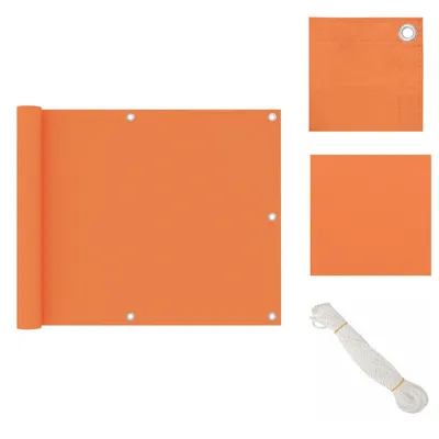 Produktbild von vidaXL Balkon-Sichtschutz Orange 75x400 cm Oxford-Gewebe -  Sonnenschirme & Sonnenschutze