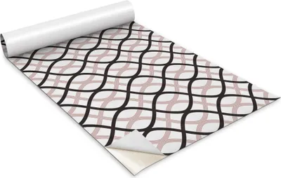 Produktbild von Selbstklebende Möbelfolie - Dekorationsfolie - Tischmöbel - Zuschneidbar - Linienkomposition - 100 x 50 cm