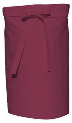 Image de Link Kitchen Wear - Tablier, couleur unie LT3893 (taille unique) (bordeaux)