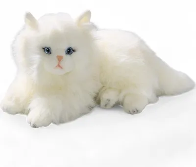 Produktbild von Carl Dick Katze, Perserkatze weiß ca. 30cm 3199 Kuscheltier, Plüschtier, Stofftier