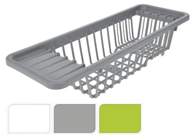 Produktbild von Geschirr- und Gemüseabtropfgestell für Spüle 45 x 10 cm