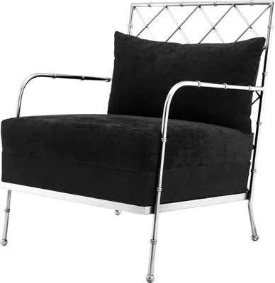 Produktbild von Casa Padrino Luxus Sessel Silber 64,5 x 71,5 x H. 83 cm - Limited Edition