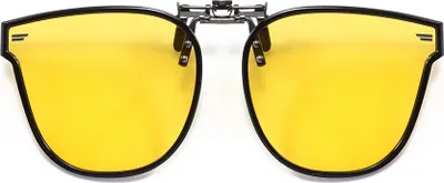 Produktbild von INF Nachtsicht-Clip-On-Sonnenbrille mit schwarzem Rahmen und Etui