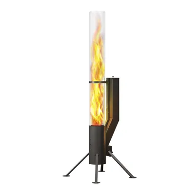 Immagine prodotto di Gardenflare 10043, Nero, Trasparente, Vetro, Acciaio inossidabile, Vasca, 4 gambe, 20 cm, 842 mm