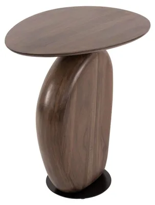 Imagen del producto de Mesa auxiliar FURNLUX, modelo Acacia, 45 cm / Color principal: marrón / Dimensiones: 45 x 50 x 36 cm