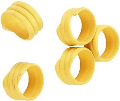 Image de Bague Volailles Jaune 16mm Identification Rapide Et Fiable - Générique