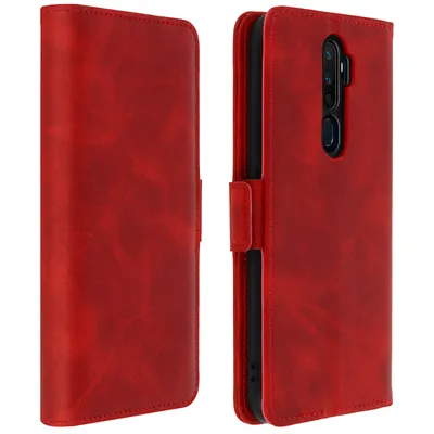 Obrázok produktu pre Avizar, obal s peňaženkou a stojanom pre telefóny Oppo A9 2020 / A5 2020, červený
