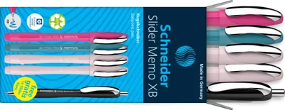 Produktbild von Schneider Schreibgeräte Slider Memo Kugelschreiber farbsortiert