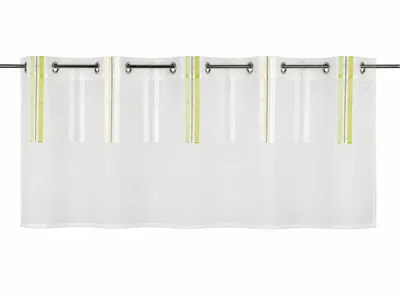 Produktbild von Design Scheibengardine Bistrogardine grün HxB 50x150cm