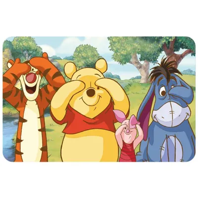 Produktbild von Disney Winnie Puuh Peekaboo Tischset 43x28 cm – Abwischbares Kinder Platzset