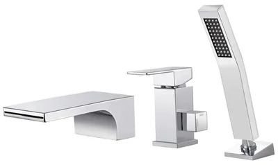 Produktbild von Badezimmerarmaturen mit Wasserfallauslauf
