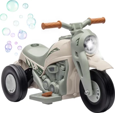 Immagine prodotto di Moto elettrica per bambini AIYAPLAY, moto per bambini da 6 V con musica, portata massima 30 kg