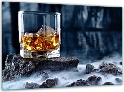 Produktbild von Glas Herdabdeckplatten Schneidebrett Universal 30x22cm Whiskey