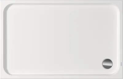 Produktbild von Duravit D-Code Douchebak met antislip 90x140x8,5 cm Wit