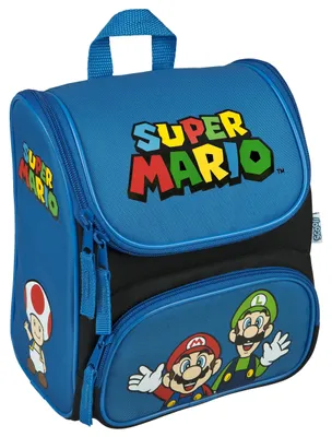 Productafbeelding van Scooli rugzak Cutie Prescool Backpack 6,5L Super Mario blauw