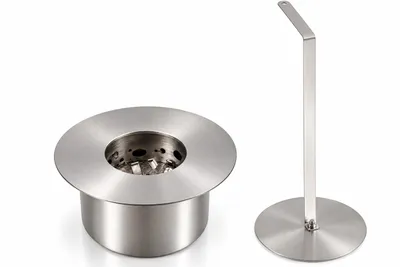 Produktbild von Edelstahl Bioethanol-Brennkammer-0,15L-Rundes Design-9,5cm - 4021