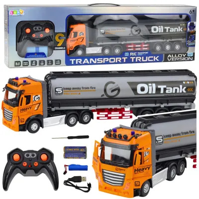 Produktbild von Leantoys RC-Tankwagen mit Licht und Sound 1:24