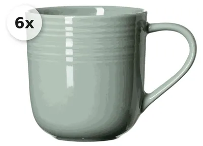 Zdjęcie produktu dla Kubki 400 ml, zestaw 6 sztuk, Levi, zielone