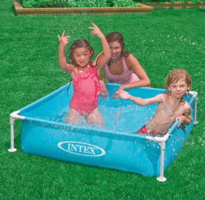 Produktbild von 157173NP Frame Pool Mini 122 X 122 X 30 Cm (L X B X H) Farbe: Blau