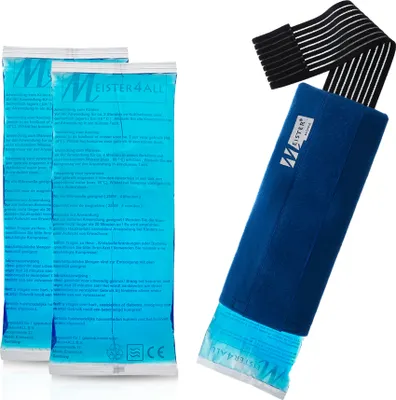 Produktbild von Meisterhome® 2er Set + 1 Hülle Kalt Warm Kompressen Set für Kälte und Hitze Verschiedene Größen Mehrfachkompressen Wiederverwendbar Hot Cold pack 