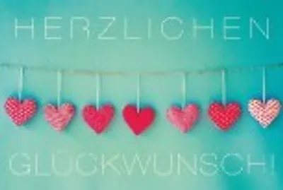 Produktbild von Kleine Cartolini Medi Klappkarte mit Sprüchen 009d Glückwunsch