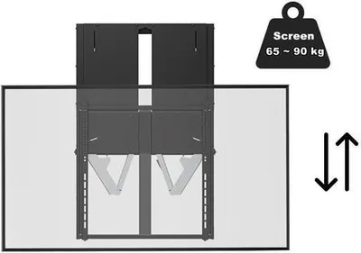 Produktbild von VivoLink FlexiLift Wall Mount 60-90 kg. (VLMW-FLEXI-L)