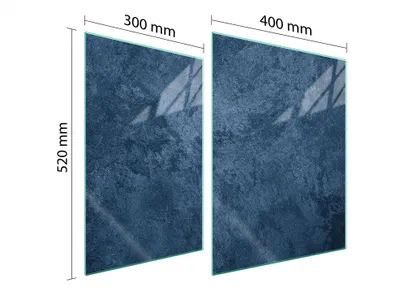 Produktbild von Glasschutzplatte Für Herd 70X52 Schiefer