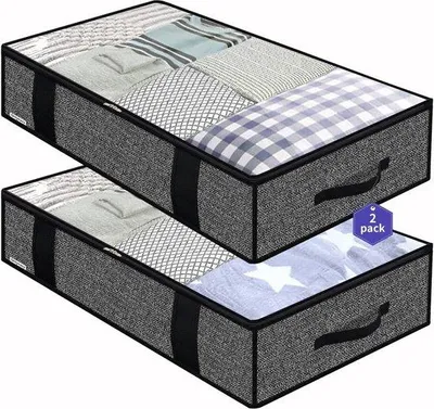 Productafbeelding van Famanu opbergtas voor dekens en kussens - 100 x 50 x 15 cm