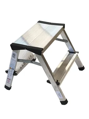 Produktbild von Mehrzweckleiter zweiseitige Haushaltsleiter 2 x 2 Leiter Trittleiter Stehleiter