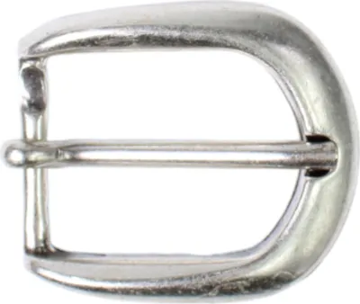 Produktbild von FRONHOFER klassische Gürtelschnalle silber, moderne Schnalle uni 2,5 cm
