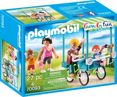 Produktbild von PLAYMOBIL Familien-Fahrrad, 70093