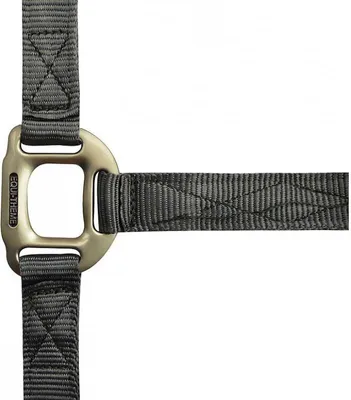 Immagine prodotto di EQUITHÈME Cavezze in nylon per cavalli a sangue caldo in diversi colori, Colore: Grigio, Taglia: Taglia per cavalli a sangue caldo