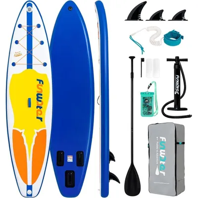 Obrázok produktu pre Nafukovacia doska na paddleboarding, surfová doska, kompletná súprava MANTA, tmavomodrá, 335x82x15 cm