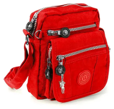 Produktbild von Bag Street Damenhandtasche Tasche Nylon rot 15x8x18 OTJ215R