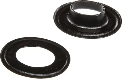 Produktbild von Öse mit Scheibe für Drehwirbel, schwarz