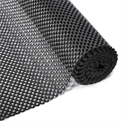 Antirutschmatte 30x300 cm, PVC, schwarz, zuschneidbar