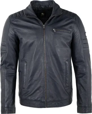 Produktbild von OTTO KERN - Herren Lederjacke Lammnappa navy : 48