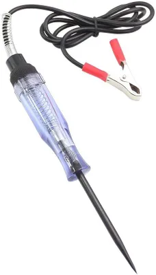 Obrázok produktu pre Elektrický tester spojitosti na jednosmerný prúd 6 V/12 V/24 V pre automobily s červenou kontrolkou