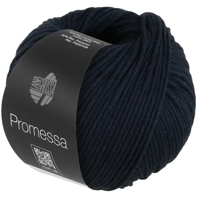 Produktbild von Lana Grossa PROMESSA 50 g weich gefülltes Schlauchgarn 125 m, Farbe:022 - Nachtblau