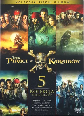 Obrázok produktu pre Piraci z Karaibów Kolekcja 1-5 [5DVD]